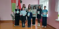 Торжественная линейка, посвященная окончанию 3 четверти